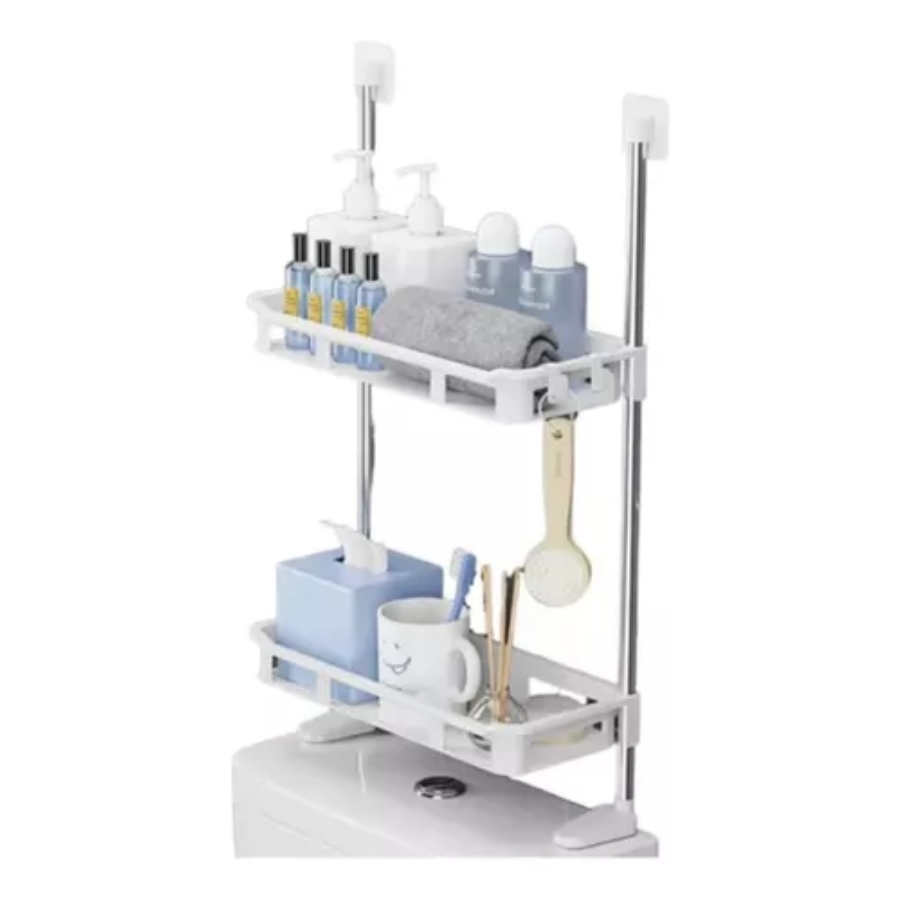 Organizador 2 Niveles Baño Plegable